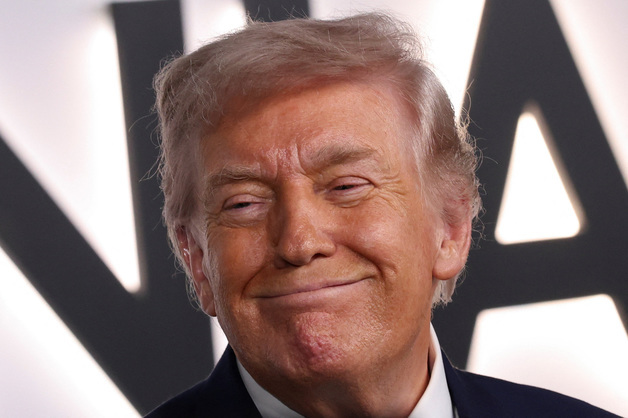 [포토] 활짝 웃고 있는 美대통령