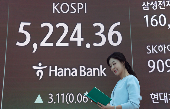 코스피 최고·코스닥 하락