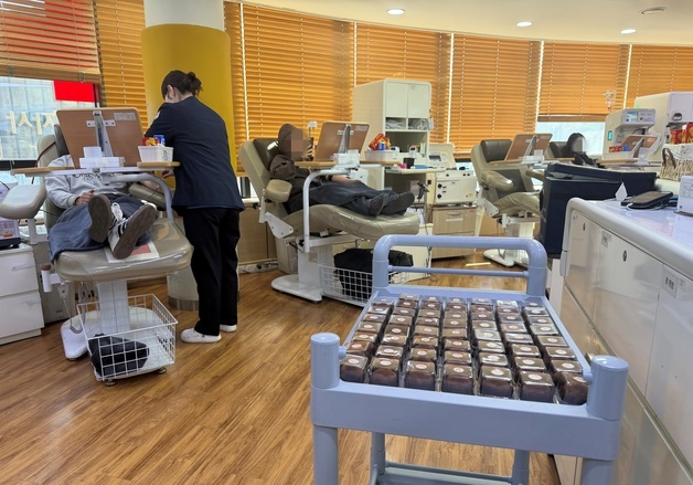 '두쫀쿠 효과 봤다' 증정 행사에 강원 헌혈자 80% 증가