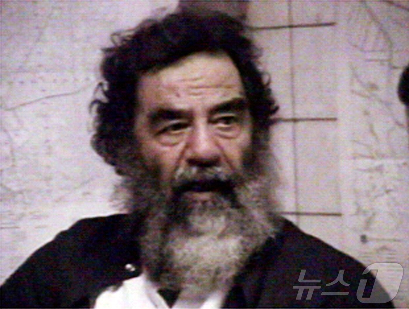 본문 이미지 - 2003년 12월 미군 체포 당시 사담 후세인 전 이라크 대통령. 2003.12.14 ⓒ 로이터=뉴스1 ⓒ News1 이지예 객원기자