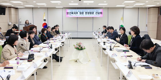 원주시 보건소 방문한 정은경 장관