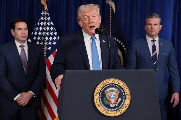 [포토] 마두로 베네수엘라 대통령 체포 작전 기자회견 진행하는 트럼프