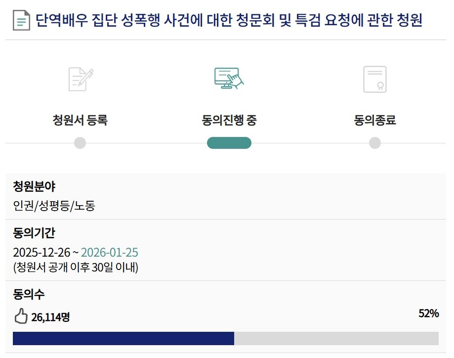 본문 이미지 - (국민 동의 청원 게시판 갈무리)
