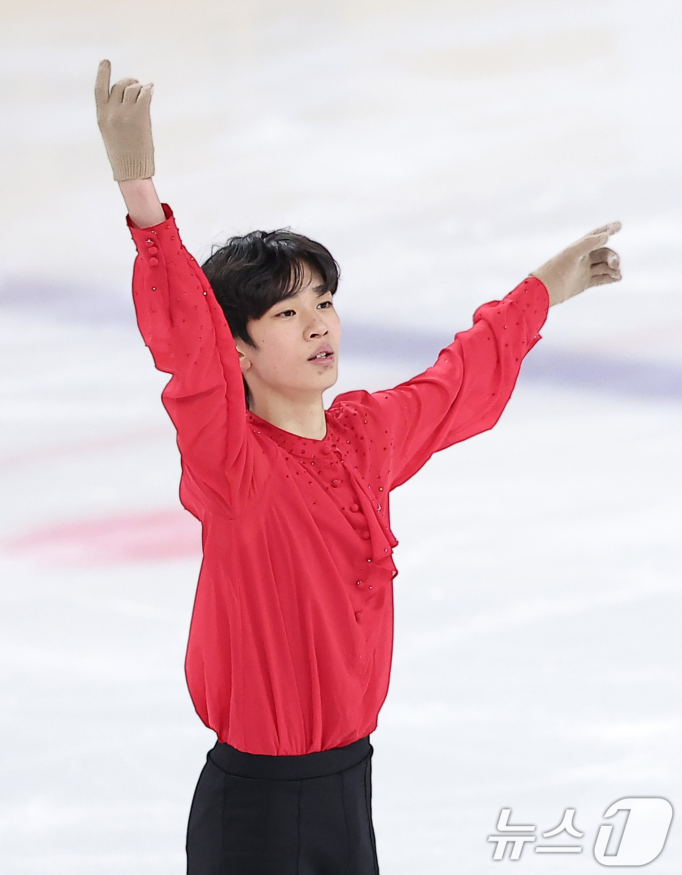 (서울=뉴스1) 김성진 기자 = 피겨스케이팅 선수 이재근이 4일 서울 양천구 목동 아이스링크에서 열린 제80회 전국남녀 피겨스케이팅 종합선수권대회 남자 시니어 프리 스케이팅에서 연 …