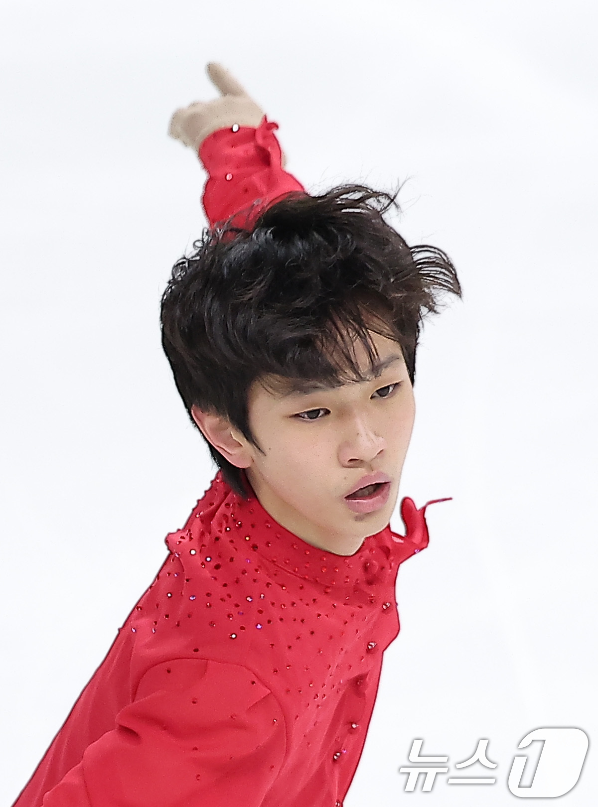 (서울=뉴스1) 김성진 기자 = 피겨스케이팅 선수 이재근이 4일 서울 양천구 목동 아이스링크에서 열린 제80회 전국남녀 피겨스케이팅 종합선수권대회 남자 시니어 프리 스케이팅에서 연 …