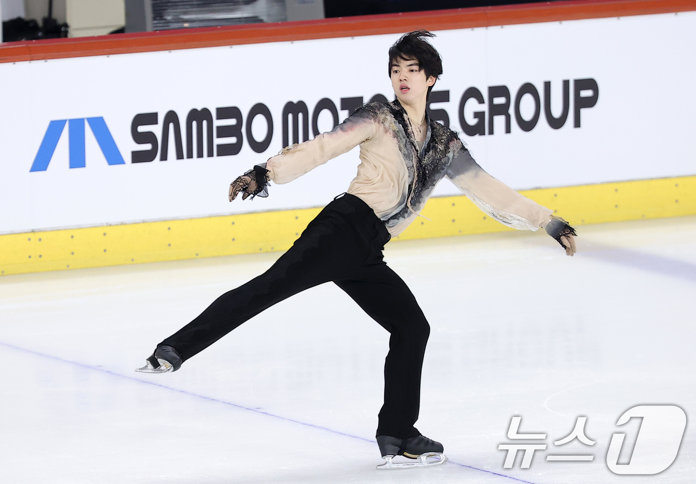 (서울=뉴스1) 김성진 기자 = 피겨스케이팅 선수 차준환(서울시청)이 4일 서울 양천구 목동 아이스링크에서 열린 제80회 전국남녀 피겨스케이팅 종합선수권대회 남자 시니어 프리 스케 …