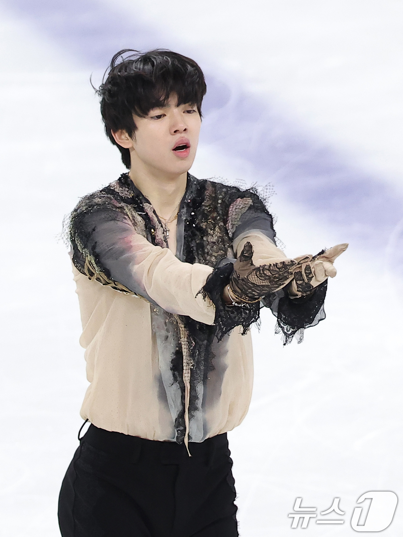 (서울=뉴스1) 김성진 기자 = 피겨스케이팅 선수 차준환(서울시청)이 4일 서울 양천구 목동 아이스링크에서 열린 제80회 전국남녀 피겨스케이팅 종합선수권대회 남자 시니어 프리 스케 …