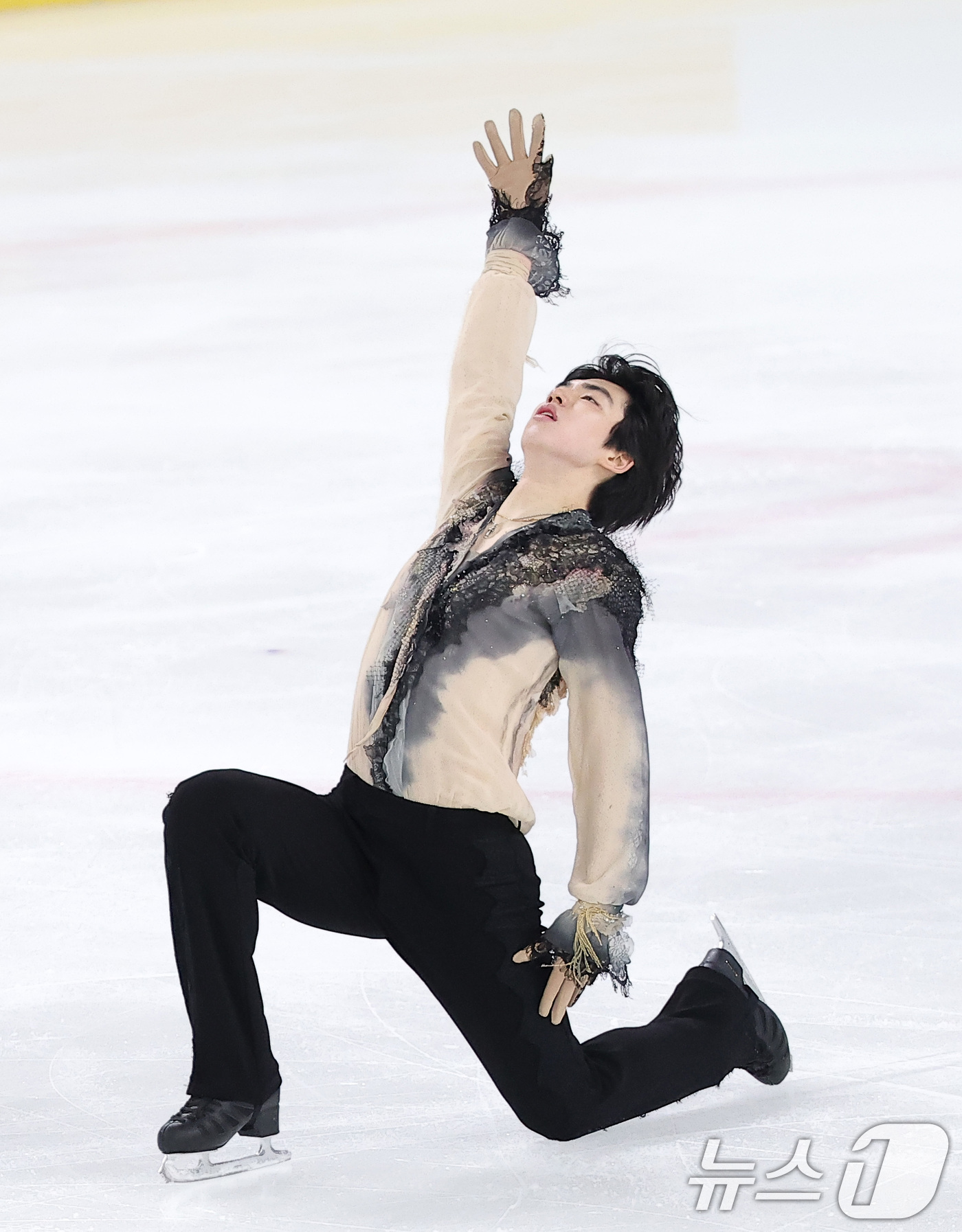 (서울=뉴스1) 김성진 기자 = 피겨스케이팅 선수 차준환(서울시청)이 4일 서울 양천구 목동 아이스링크에서 열린 제80회 전국남녀 피겨스케이팅 종합선수권대회 남자 시니어 프리 스케 …