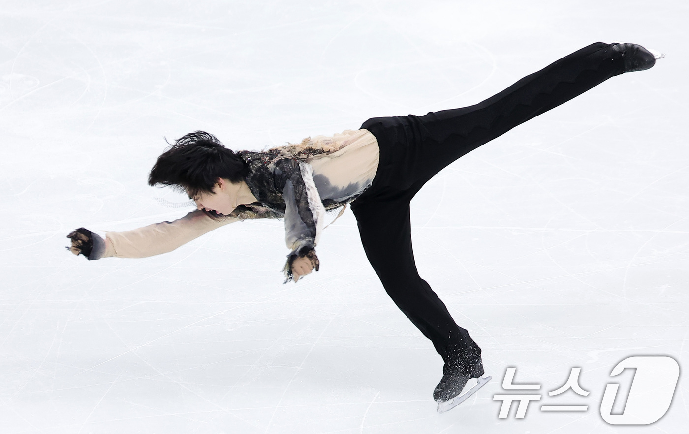 (서울=뉴스1) 김성진 기자 = 피겨스케이팅 선수 차준환(서울시청)이 4일 서울 양천구 목동 아이스링크에서 열린 제80회 전국남녀 피겨스케이팅 종합선수권대회 남자 시니어 프리 스케 …