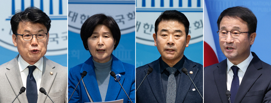 민주당 원내대표 4파전…도덕성 위기 속 '원팀' 리더십 부각