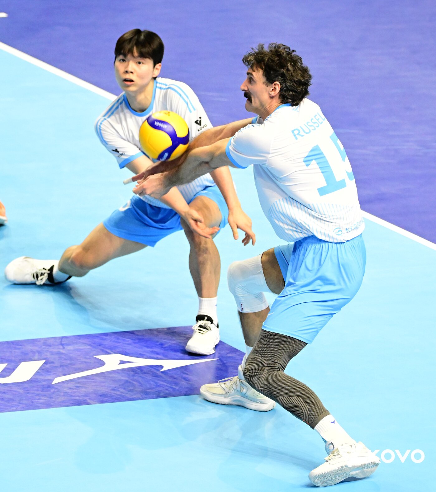 본문 이미지 - 2025-26 V리그 남자부 선두 대한항공은 시즌 첫 2연패를 당했다. (KOVO 제공)