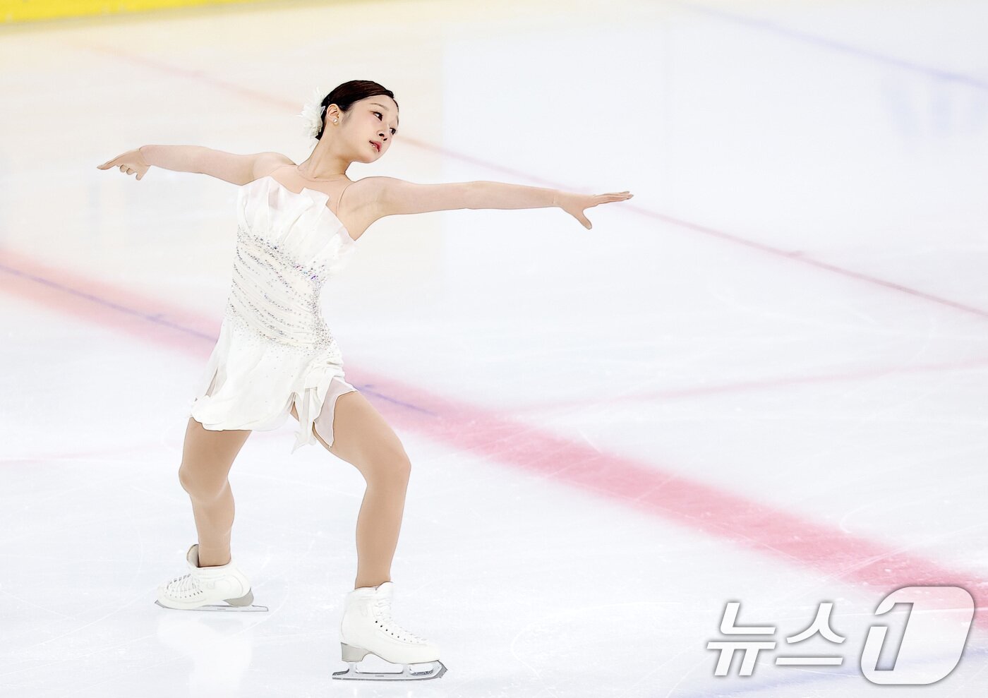 본문 이미지 - 피겨스케이팅 선수 신지아(세화여고)가 4일 서울 양천구 목동 아이스링크에서 열린 제80회 전국남녀 피겨스케이팅 종합선수권대회 여자 시니어 프리 스케이팅에서 연기를 펼치고 있다. 2026.1.4/뉴스1 ⓒ News1 김성진 기자