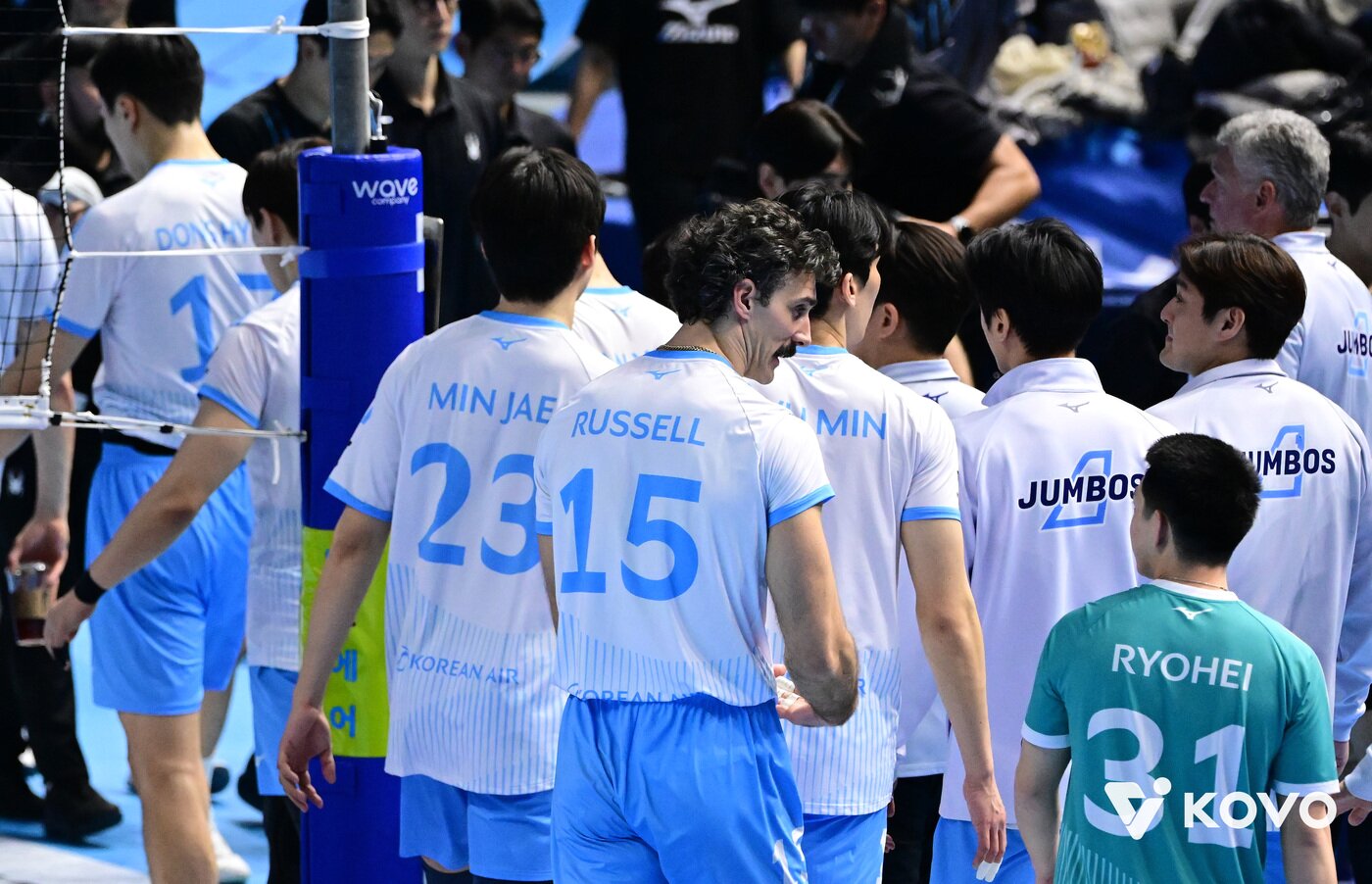 본문 이미지 - 2025-26 V리그 남자부 선두 대한항공은 시즌 첫 2연패를 당했다. (KOVO 제공)