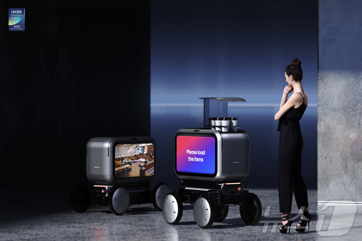 (서울=뉴스1) = 현대자동차가 지난 4일(현지시각) 미국 라스베이거스에서 열린 CES 2026에서 로보틱스 분야 최고혁신상을 수상하며 기술력을 인정받았다고 5일 밝혔다. 사진은 …