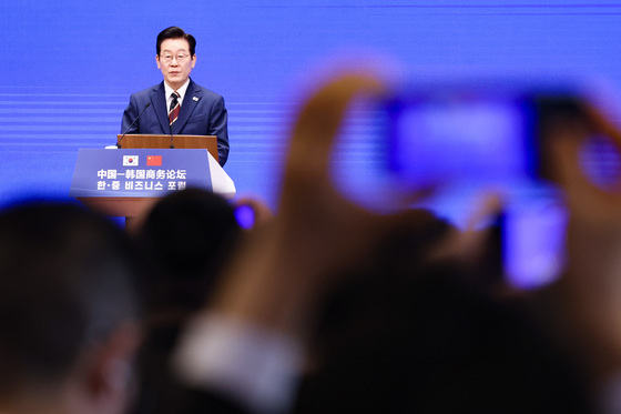 한·중 비즈니스 포럼 참석한 이재명 대통령
