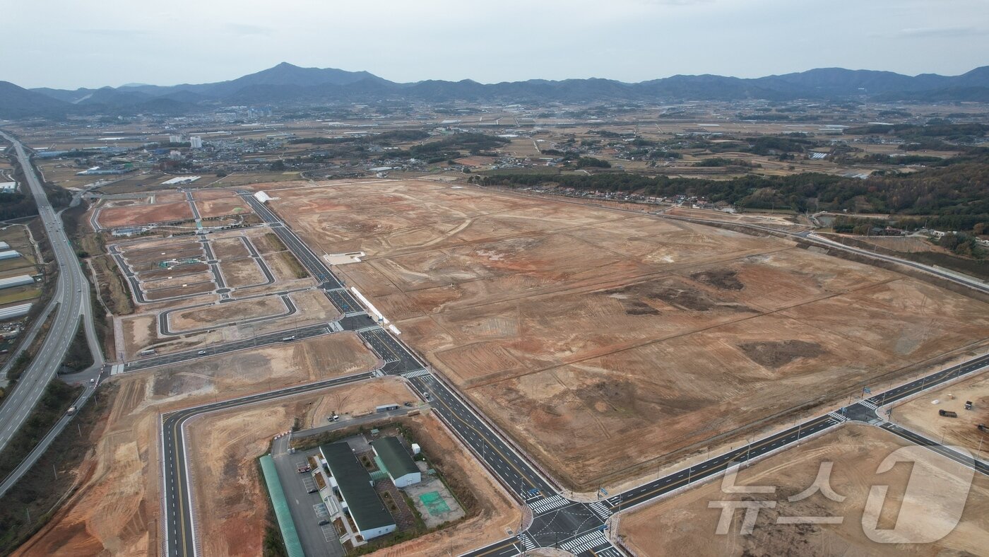 본문 이미지 - 전남 함평 빛그린국가산단 내 금호타이어 함평공장 부지.(금호타이어 제공, 재배포 및 DB 금지)