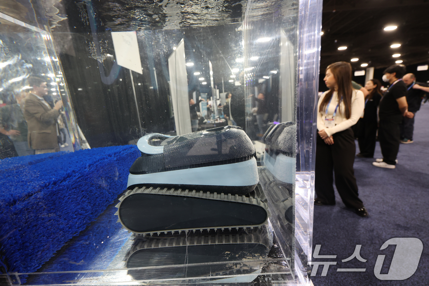 (라스베이거스(미국)=뉴스1) 황기선 기자 = 세계 최대 IT(정보기술)·가전 전시회 'CES 2026' 개막을 이틀 앞둔 4일(현지시간) 미국 네바다주 라스베이거스 만달레이베이 …