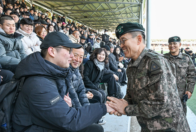 김규하 육군참모총장, 병오년 첫 입영식 주관