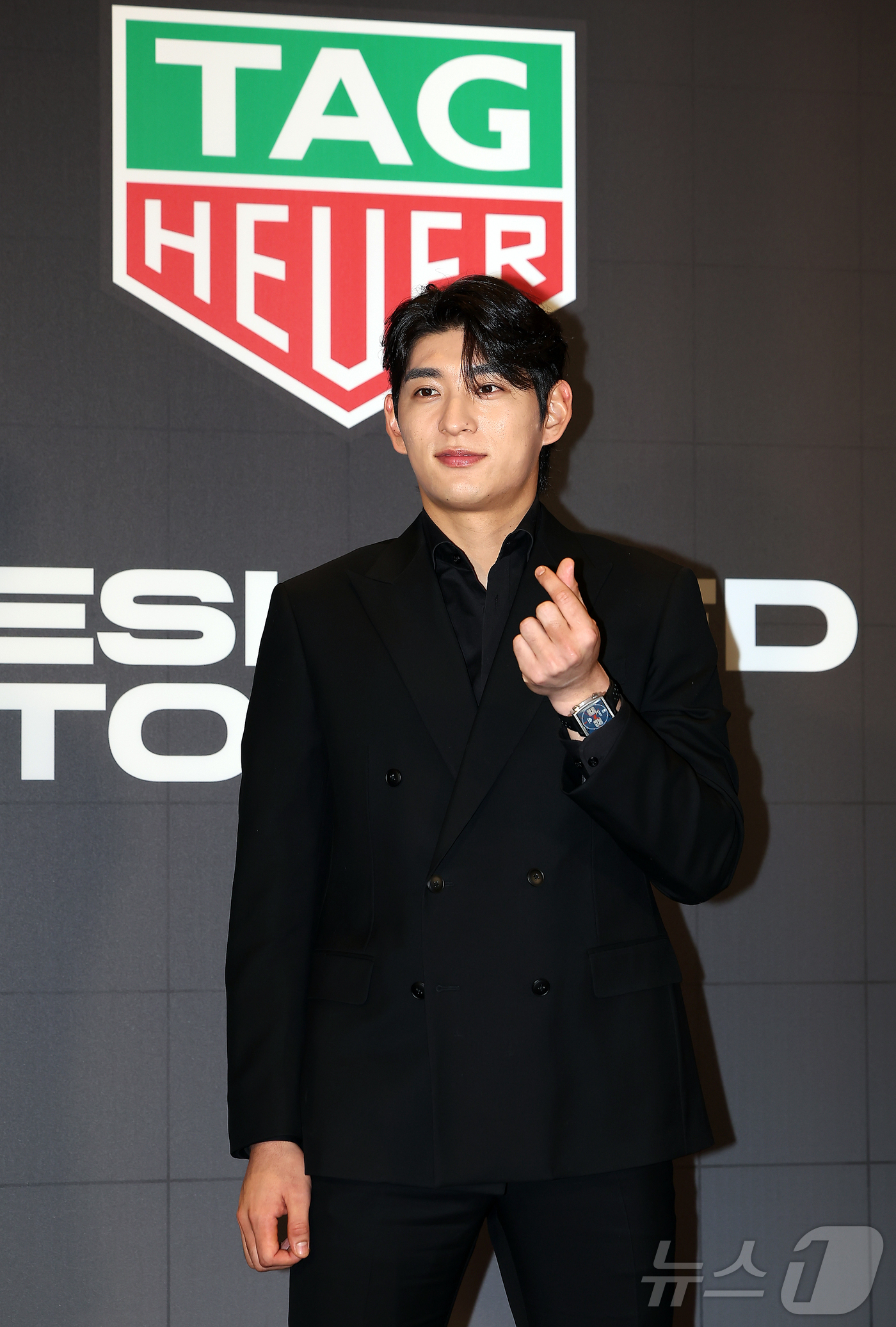 (서울=뉴스1) 김진환 기자 = 샌프란시스코 자이언츠의 이정후가 5일 오후 서울 강남구 웨스틴 서울 파르나스 하모니볼룸에서 열린 명품 시계 브랜드 태그호이어의 브랜드 앰배서더 발표 …