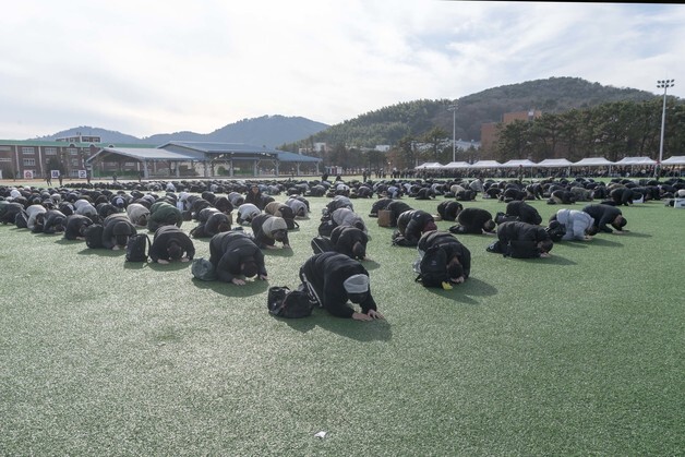 새해 첫 해군병 721기 입영식