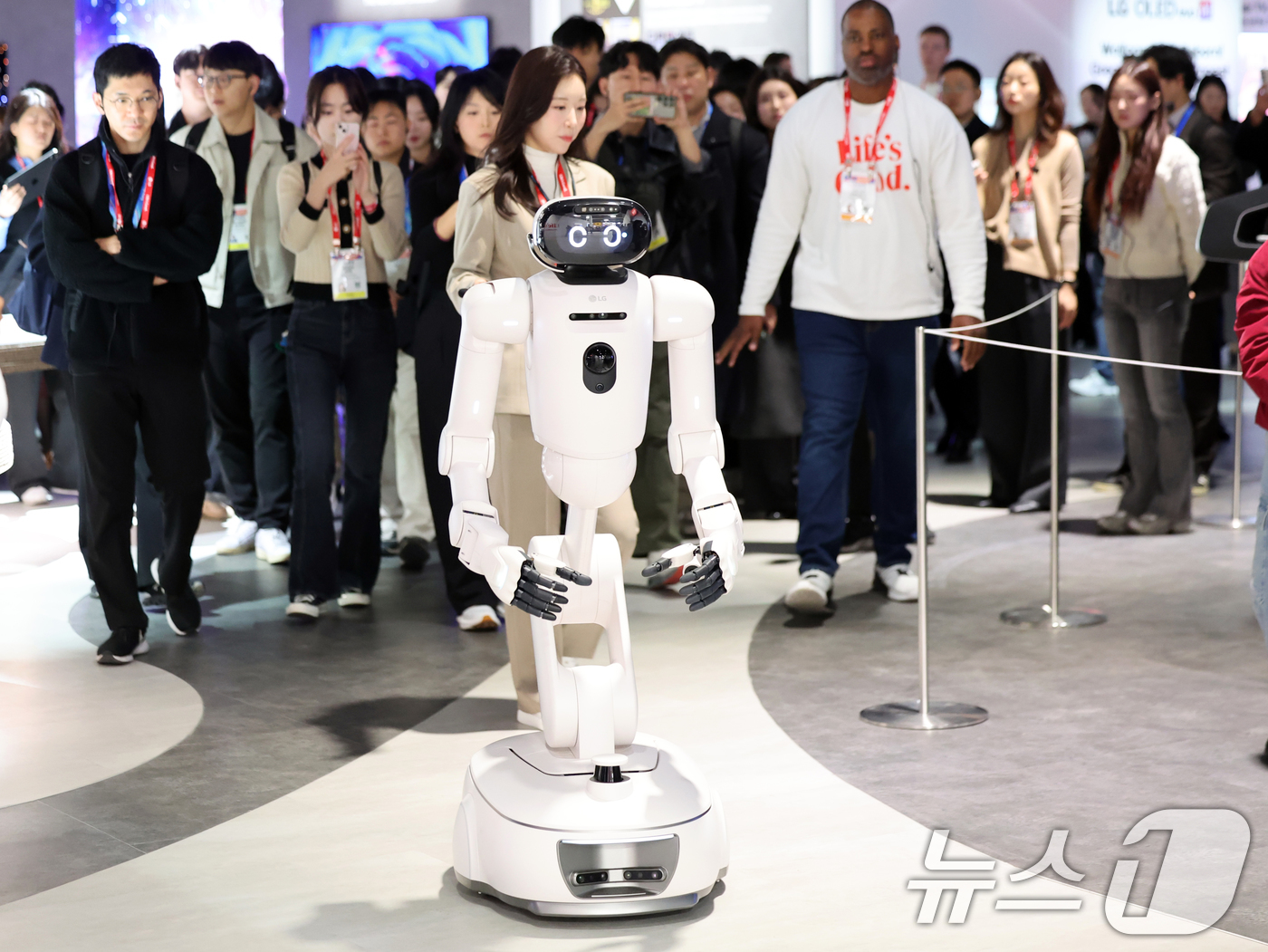 (라스베이거스(미국)=뉴스1) 황기선 기자 = 세계 최대 IT(정보기술)·가전 전시회 'CES 2026' 개막을 하루 앞둔 5일(현지시간) 미국 네바다주 라스베이거스 컨벤션센터(L …