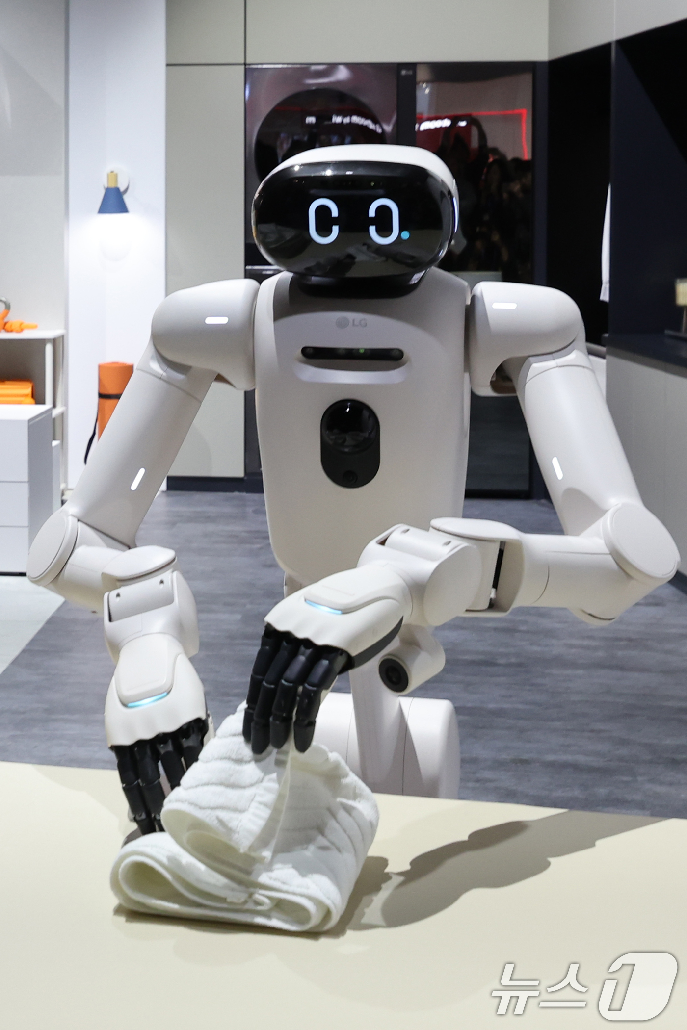 (라스베이거스(미국)=뉴스1) 황기선 기자 = 세계 최대 IT(정보기술)·가전 전시회 'CES 2026' 개막을 하루 앞둔 5일(현지시간) 미국 네바다주 라스베이거스 컨벤션센터(L …