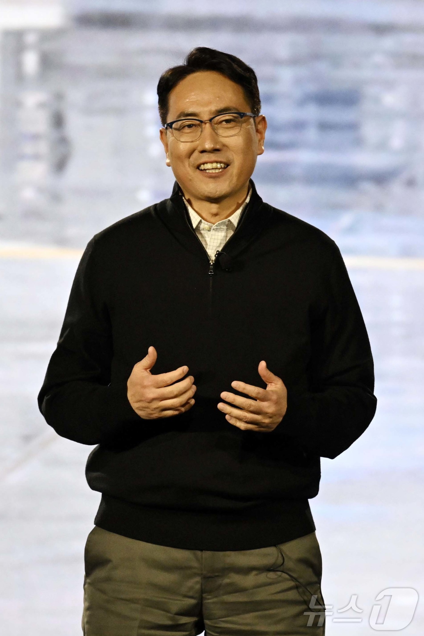 (라스베이거스=뉴스1) 황기선 기자 = 세계 최대 가전·정보기술(IT) 전시회 'CES 2026' 개막을 하루 앞둔 5일(현지시간) 미국 네바다주 라스베이거스 만달레이베이에서 열린 …