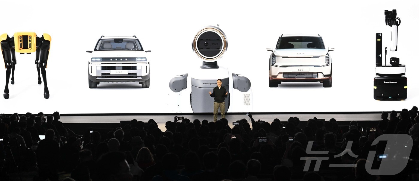 (라스베이거스=뉴스1) 황기선 기자 = 세계 최대 가전·정보기술(IT) 전시회 'CES 2026' 개막을 하루 앞둔 5일(현지시간) 미국 네바다주 라스베이거스 만달레이베이에서 열린 …