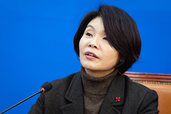 한정애 "국힘 국민 우롱…2차 특검 수용·민생입법 동참하라"