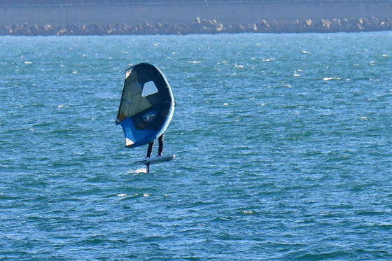 겨울 파도 가르며