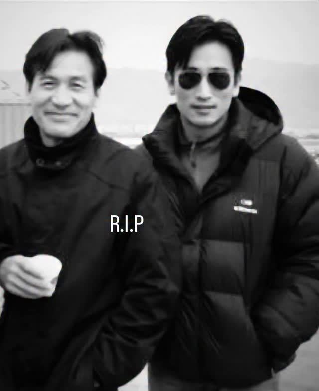 본문 이미지 - 고 안성기와 배우 차인표/차인표 인스타그램 캡처