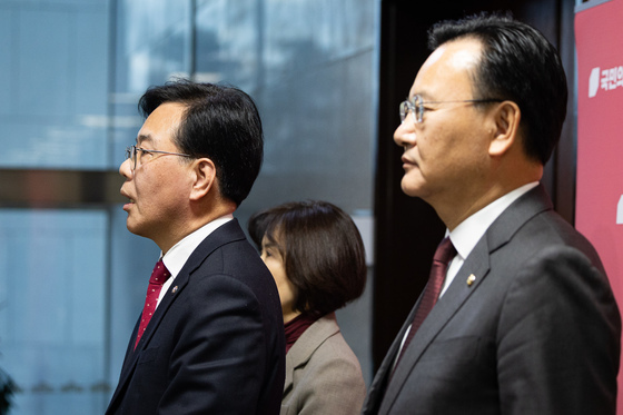 2차 특검법 강행 처리 반대하는 송언석 국민의힘 원내대표