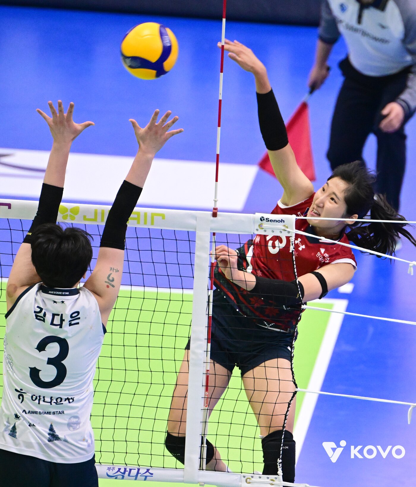 본문 이미지 - 현대건설 정지윤. (KOVO 제공)