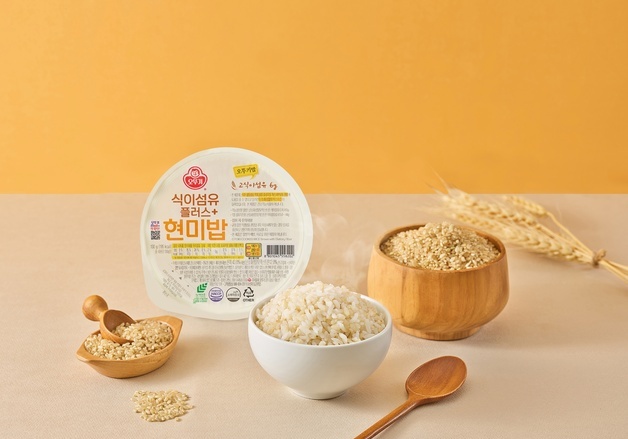 "식이섬유 3배 ↑"…오뚜기, 식이섬유 플러스 현미밥·보리밥 출시