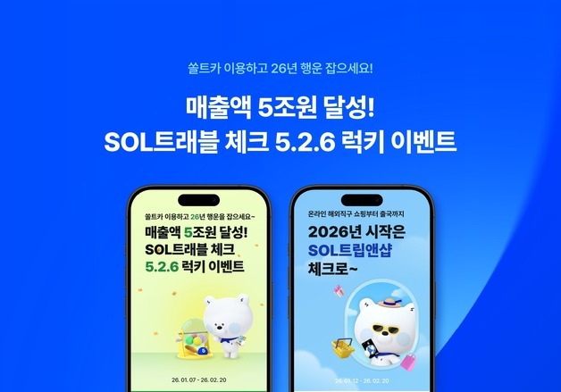 신한은행, 트래블카드 이용액 5조 돌파 기념 이벤트