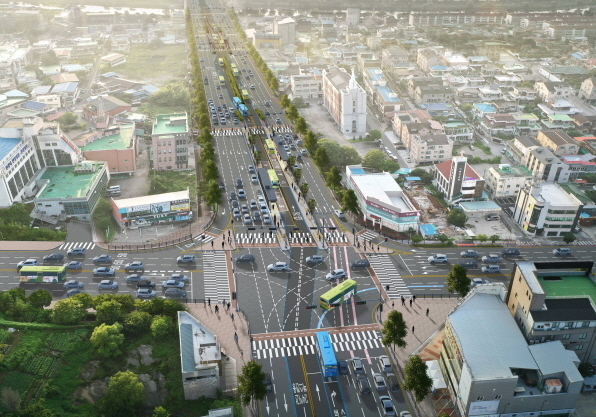 전주시, 기린대로 BRT 구축사업 속도…오는 11월 개통