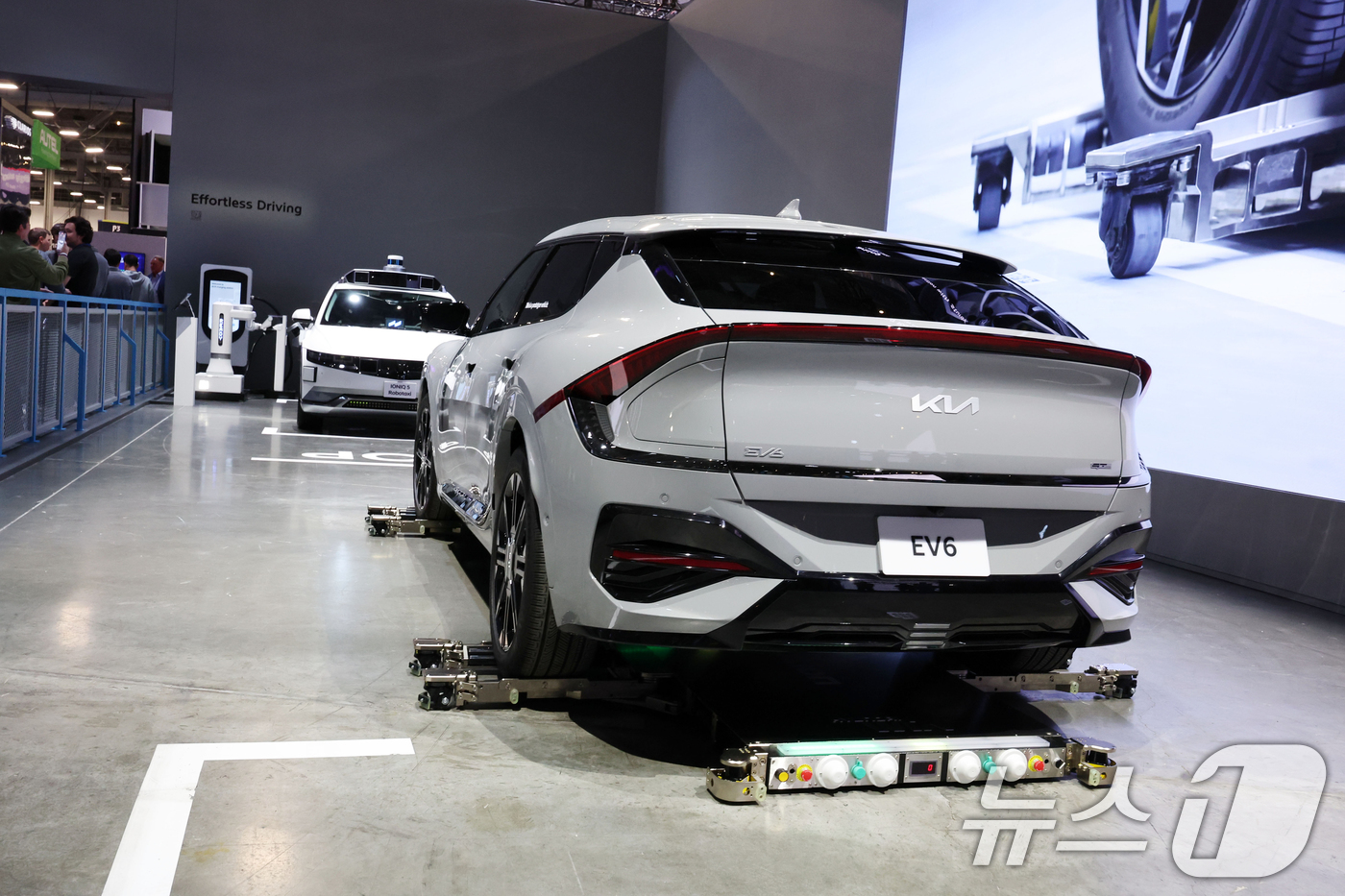 (라스베이거스=뉴스1) 황기선 기자 = 세계 최대 IT(정보기술)·가전 전시회 'CES 2026' 개막 일인 6일(현지시간) 미국 네바다주 라스베이거스 컨벤션센터(LVCC)에서 현 …