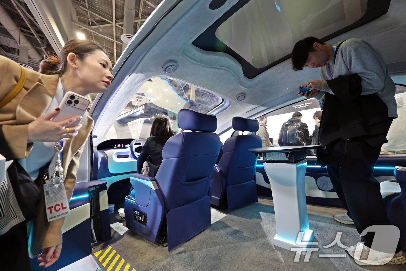 (라스베이거스=뉴스1) 황기선 기자 = 세계 최대 IT(정보기술)·가전 전시회 'CES 2026' 개막 일인 6일(현지시간) 미국 네바다주 라스베이거스 컨벤션센터(LVCC)에서 B …