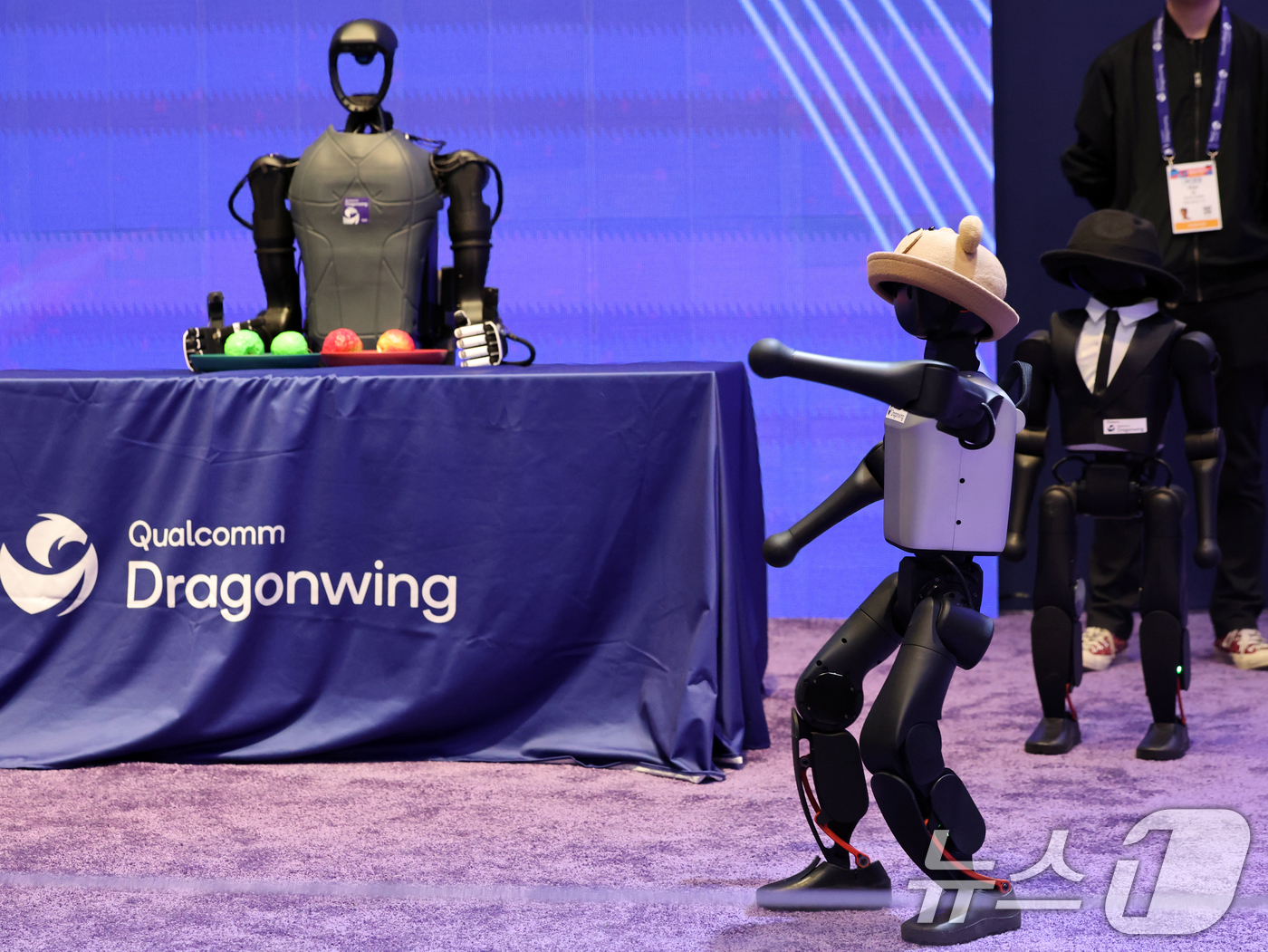 (라스베이거스=뉴스1) 황기선 기자 = 세계 최대 IT(정보기술)·가전 전시회 'CES 2026' 개막 일인 6일(현지시간) 미국 네바다주 라스베이거스 컨벤션센터(LVCC)에서 퀄 …