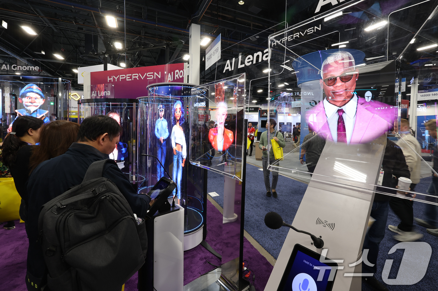 (라스베이거스=뉴스1) 황기선 기자 = 세계 최대 IT(정보기술)·가전 전시회 'CES 2026' 개막 일인 6일(현지시간) 미국 네바다주 라스베이거스 컨벤션센터(LVCC)에서 하 …