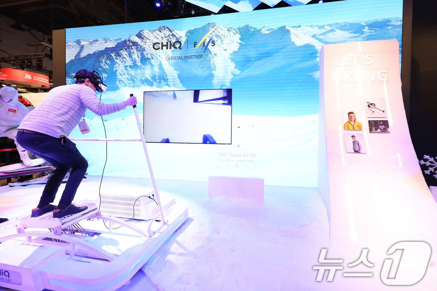 (라스베이거스=뉴스1) 황기선 기자 = 세계 최대 IT(정보기술)·가전 전시회 'CES 2026' 개막 일인 6일(현지시간) 미국 네바다주 라스베이거스 컨벤션센터(LVCC)에서 치 …