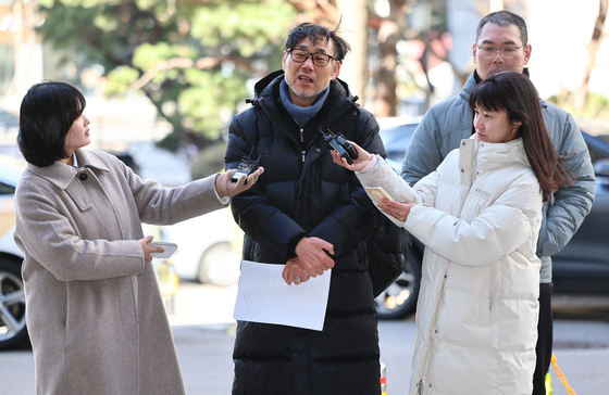 '김병기 의원 고발' 김순환 사무총장, 고발인 조사 출석