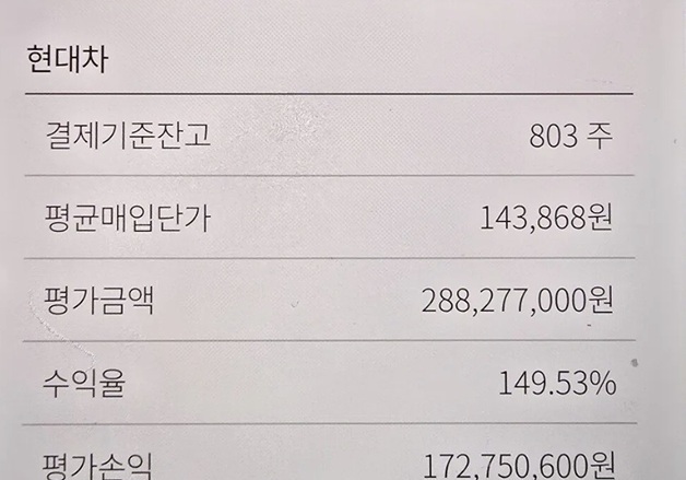 "현대차로 1.7억 벌었다"…현대차 주주도 '수익률 인증' 러시