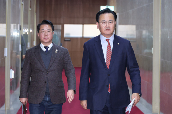 국회의장 주재 회동 마친 문금주·유상범