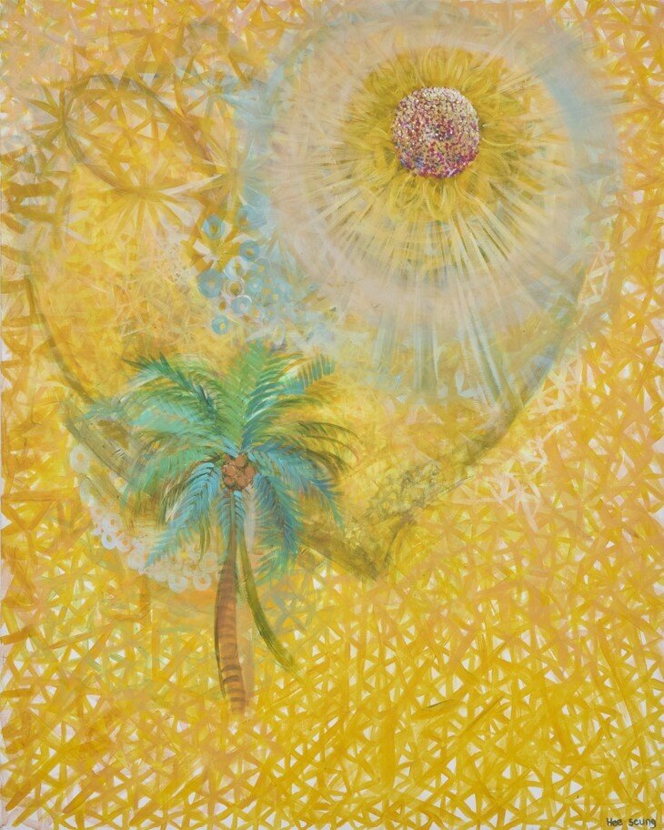 본문 이미지 - 성희승, 그리고 빛, 2018, 캔버스에 아크릴릭, 162.2x130.3cm (학고재 제공)