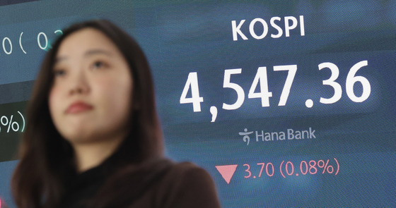 "삼전 '역대급 실적'에도 주춤"…코스피는 4550선 등락[개장시황]