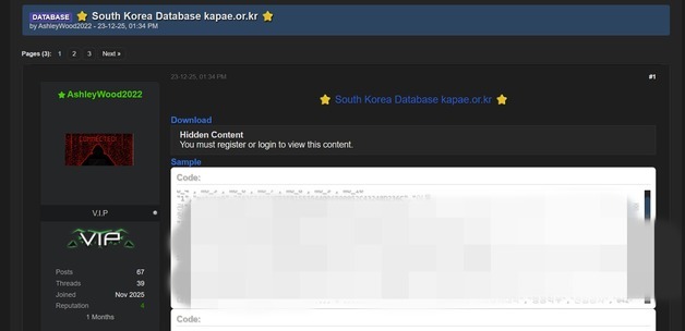 성형 기록까지 유출?…韓개인정보 판매 창구라는 다크포럼스 정체는