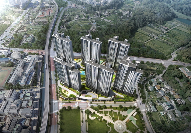 행정·생활 중심지 '행정타운' 용인 푸르지오 클루센트, 784가구 분양