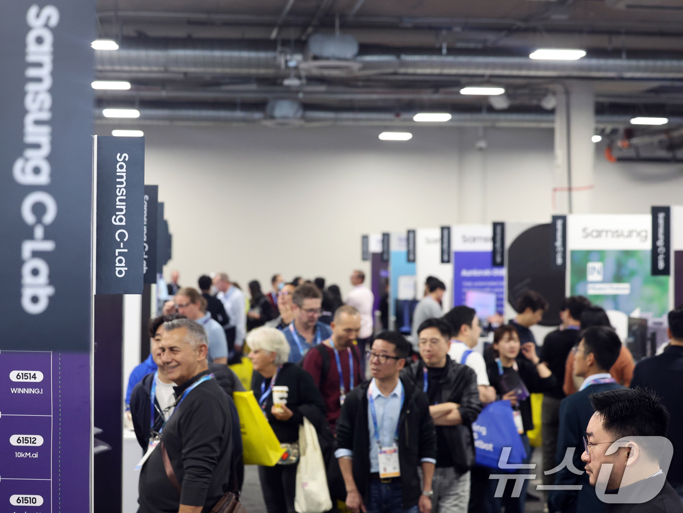 (라스베이거스=뉴스1) 황기선 기자 = 세계 최대 IT(정보기술)·가전 전시회 'CES 2026' 개막 이틀차인 7일(현지시간) 미국 네바다주 라스베이거스 베네치안엑스포 유레카관에 …