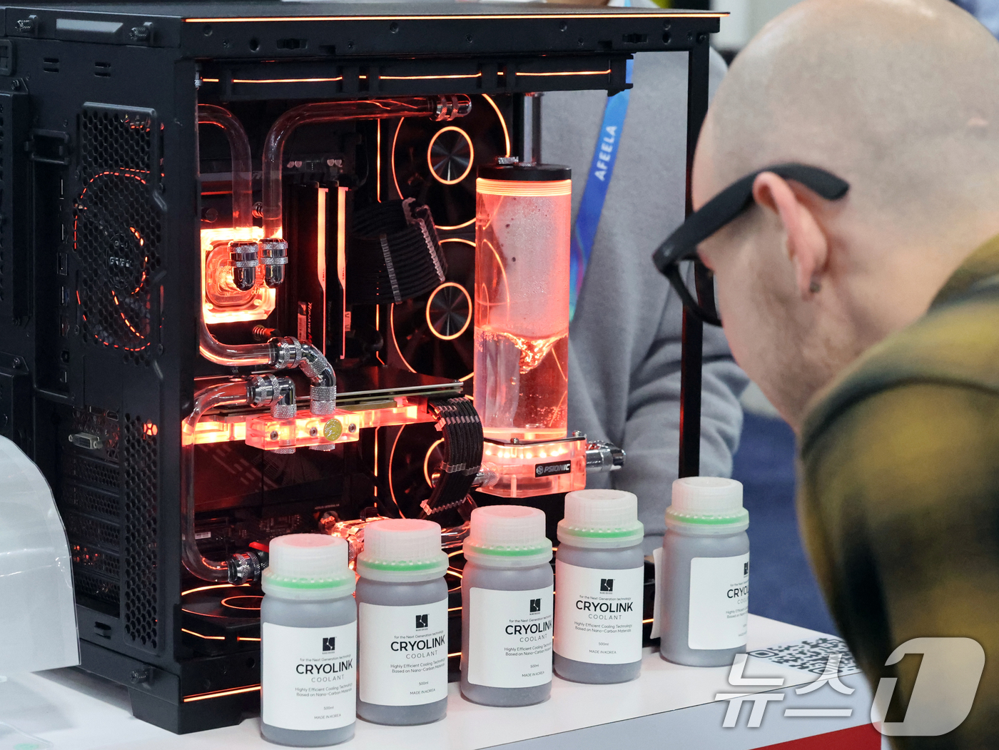 (라스베이거스=뉴스1) 황기선 기자 = 세계 최대 IT(정보기술)·가전 전시회 'CES 2026' 개막 이틀차인 7일(현지시간) 미국 네바다주 라스베이거스 베네치안엑스포 유레카관에 …